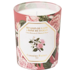 Carrière Frères Bougie Benjoin Du Laos & Rose De Damas